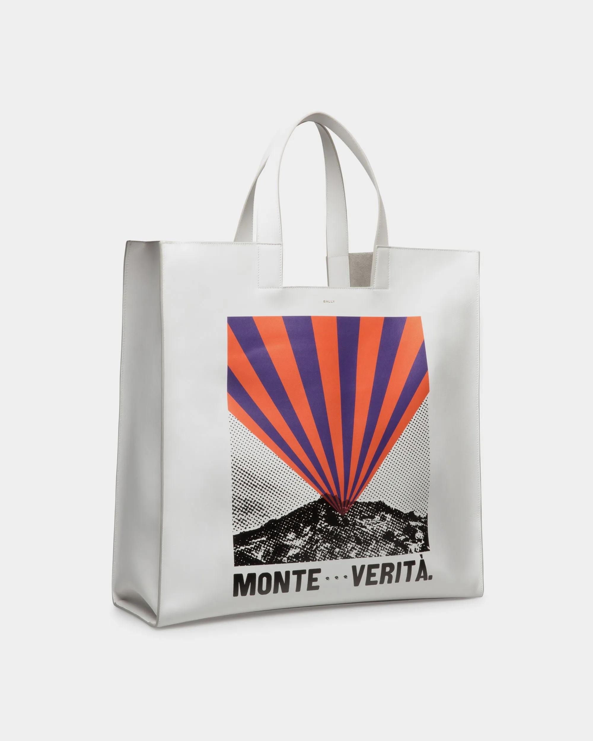 Easy Bally Tote in Monte Verità Print Leather