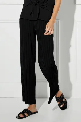 Ecru Ribbed Sweater Pant