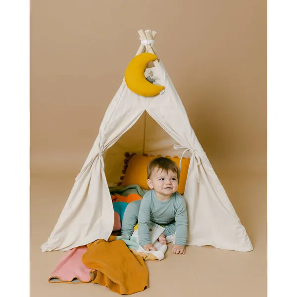 E&E Andrew Itty Bitty Play Tent, Natural