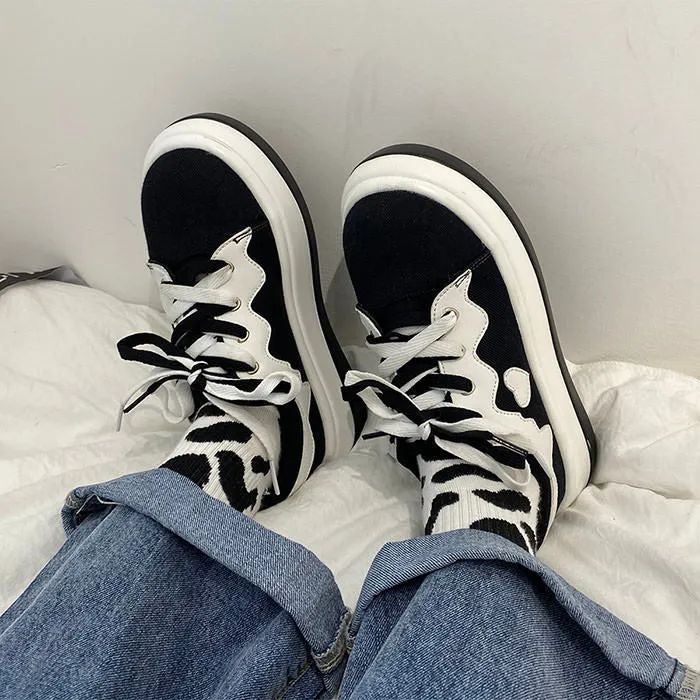 Emo Aesthetic Platform Sneakers