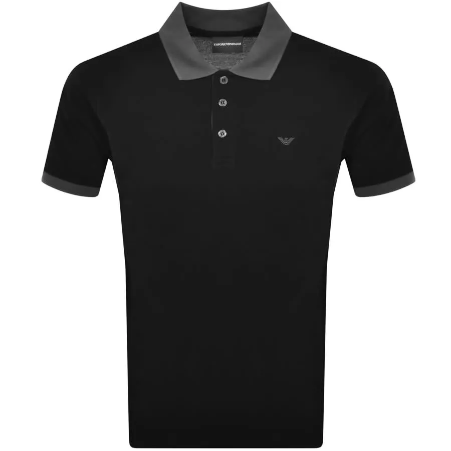 Emporio Armani Polo T Shirt Black