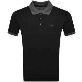 Emporio Armani Polo T Shirt Black