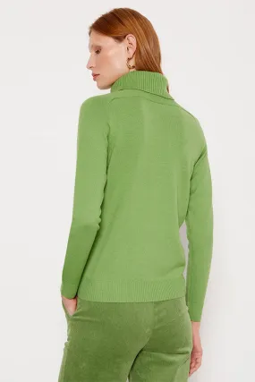 Escorpion STUDDED TURTLENECK WOOL SWEATER