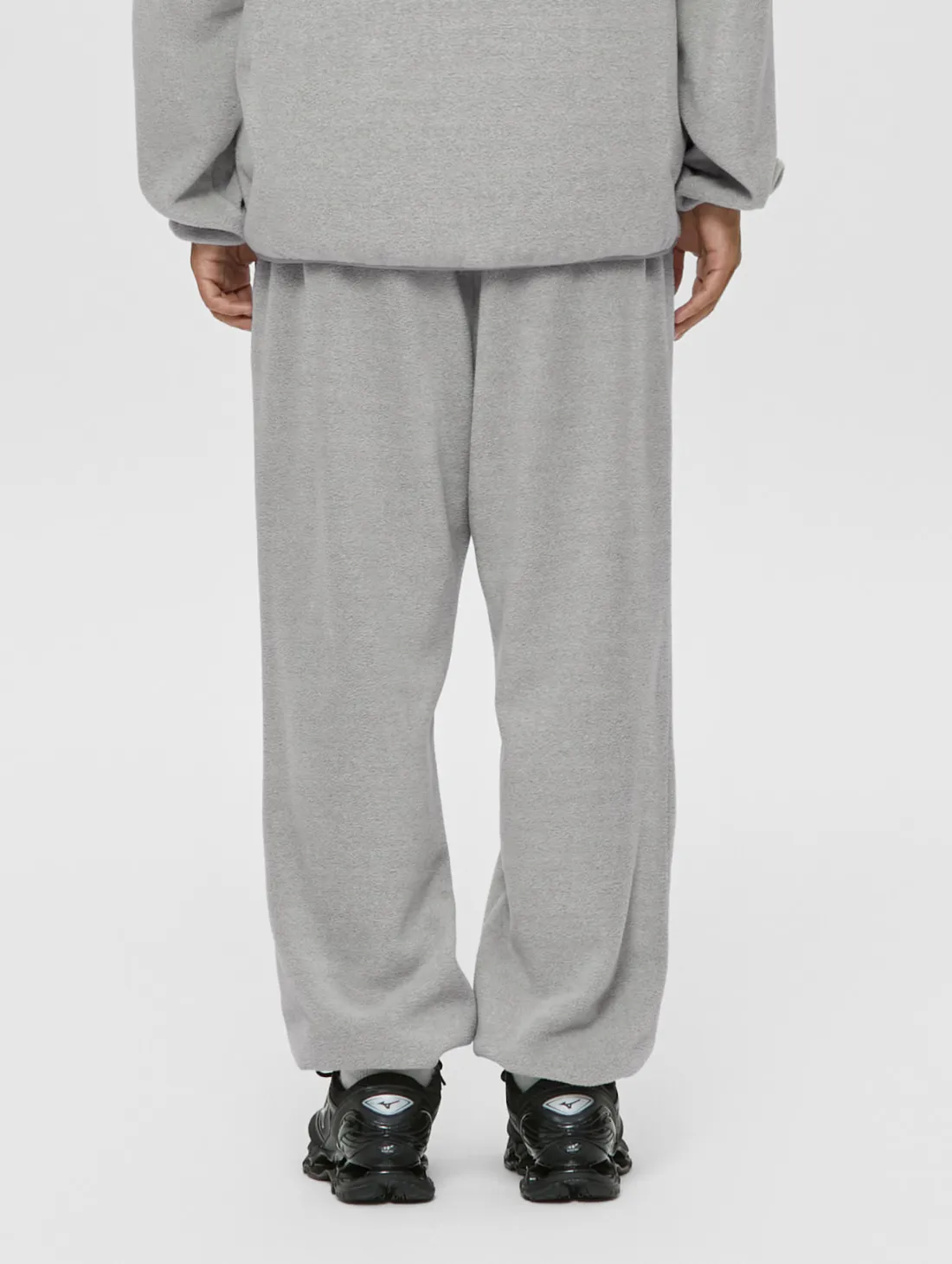 ESSENTIAL MICRO FLEECE JOGGER-MELANGE GREY