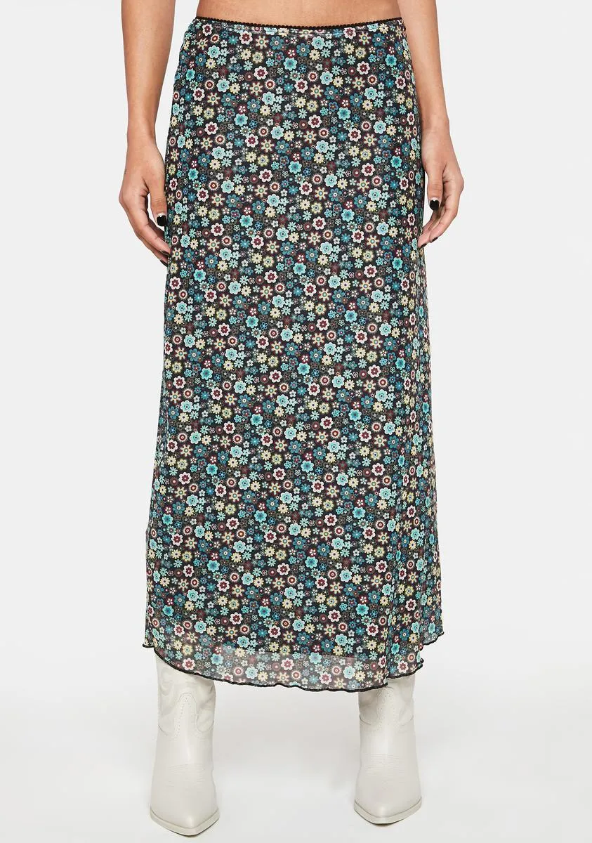 Floral Lassie Maxi Skirt-