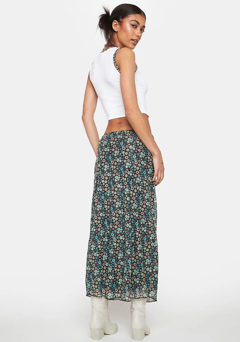 Floral Lassie Maxi Skirt-