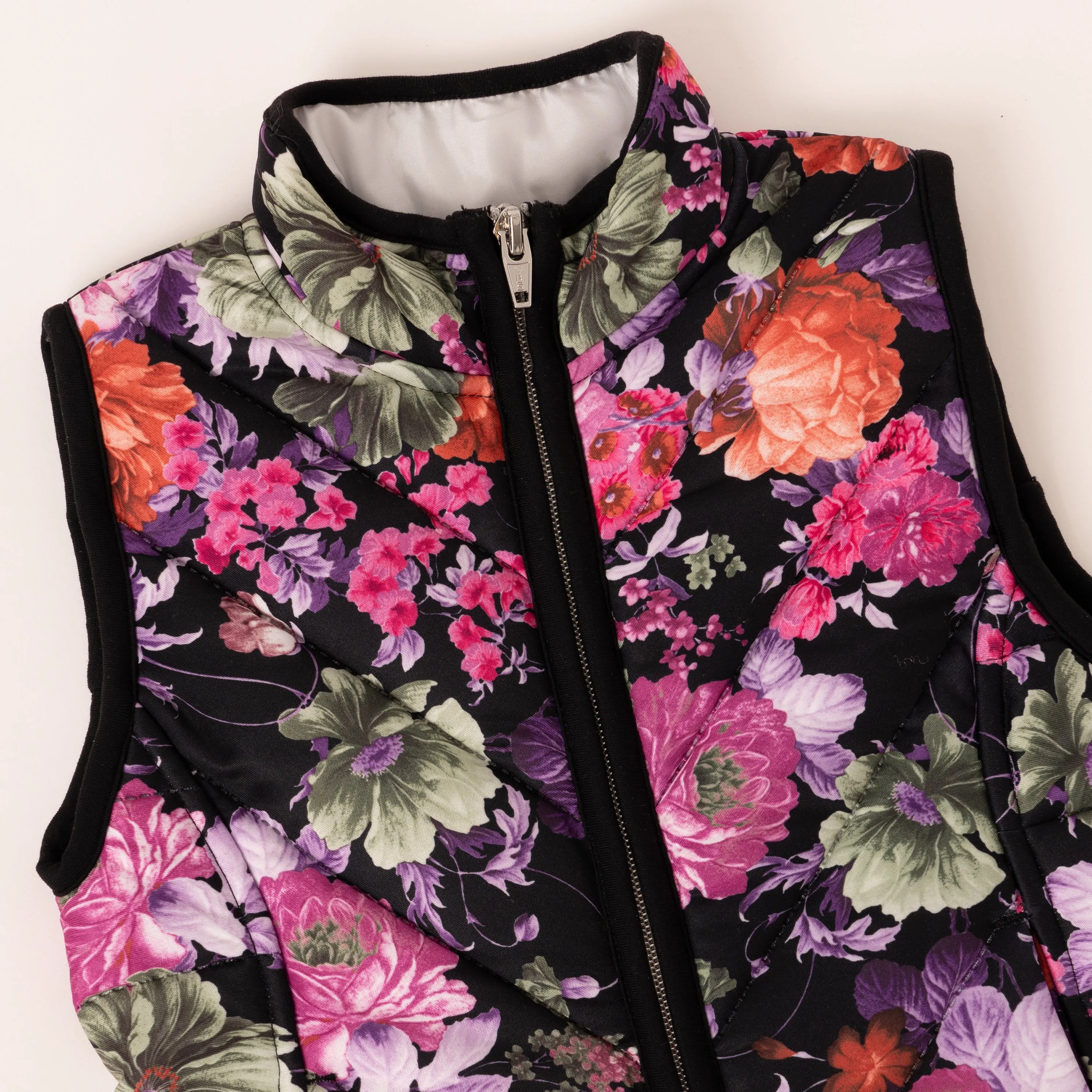 Floral Quilted Vest