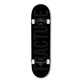 Fracture Skateboards Fade Factory Complete Skateboard Black 8.25