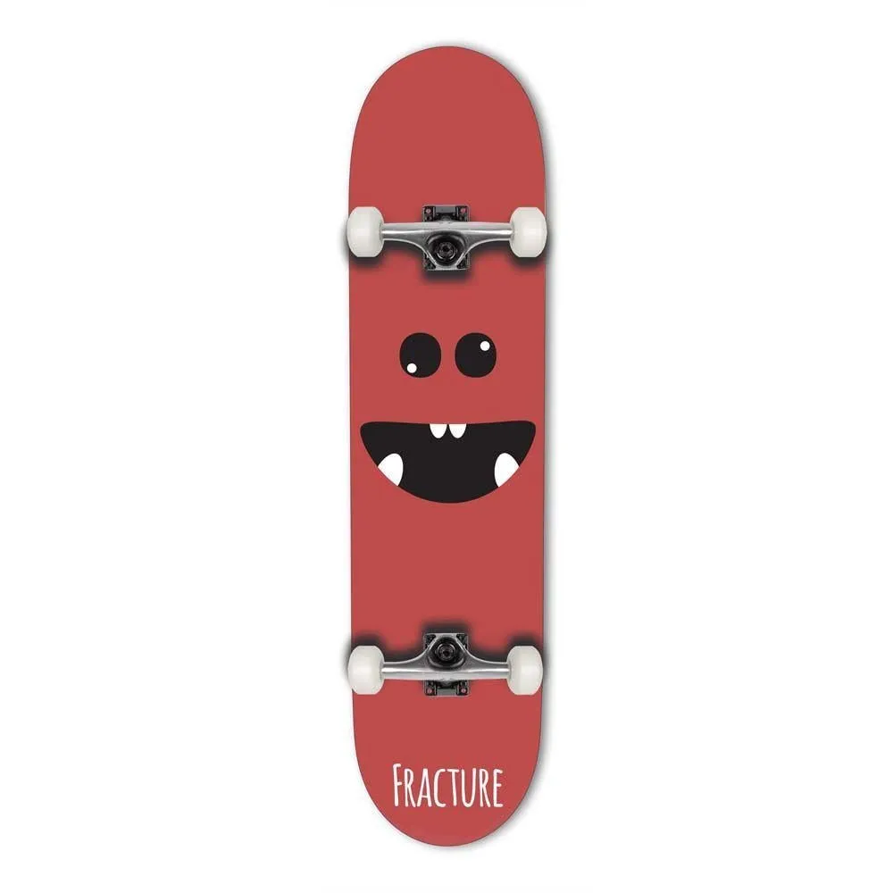 Fracture Skateboards Lil Monsters Factory Complete Skateboard Red 8.0
