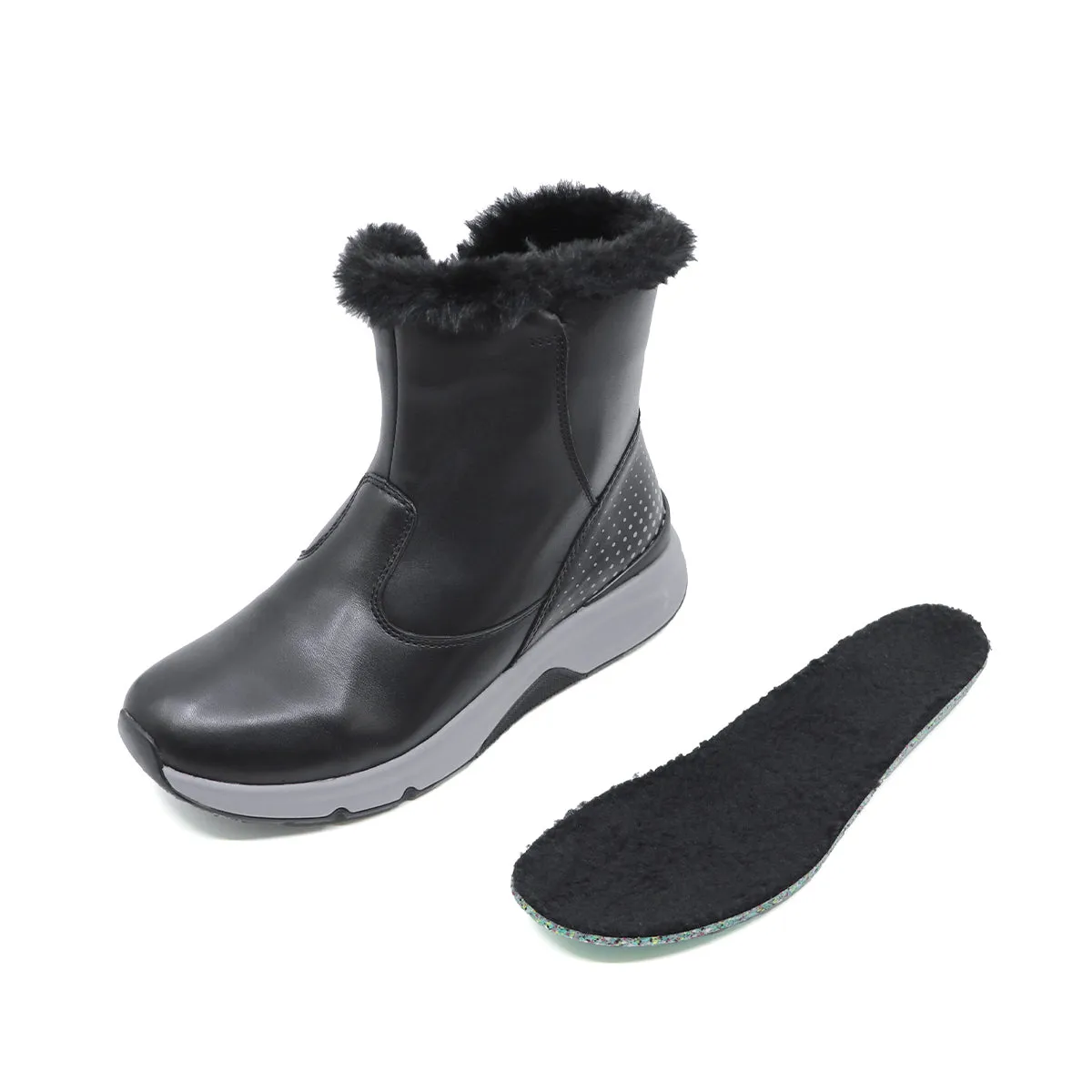 Fritzi Black Rolling Soft Boots