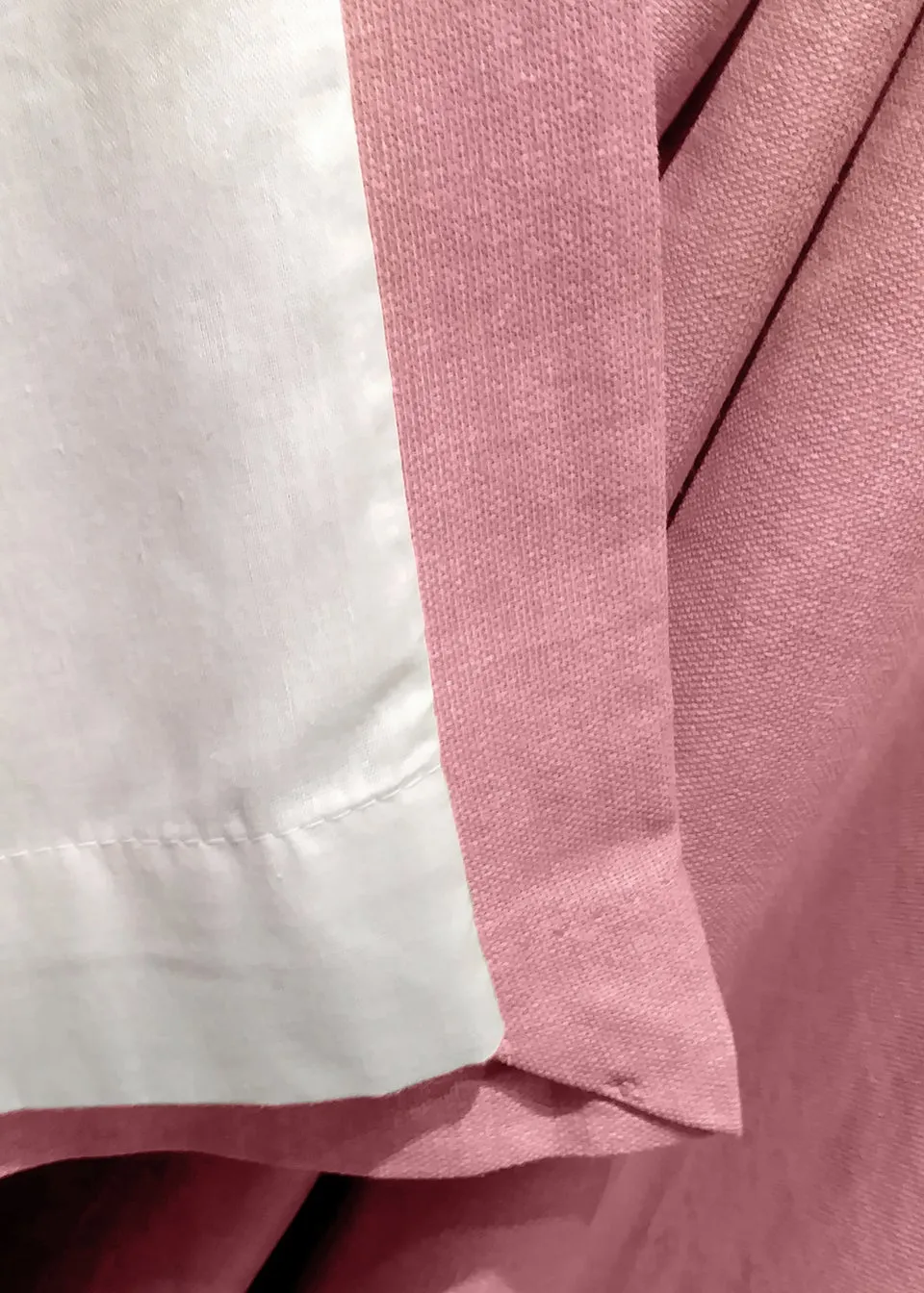 Fusion Sorbonne Pink Eyelet Curtains