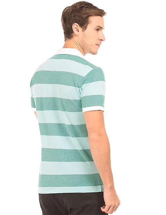 Gant Regular Fit Striped Polo Shirt