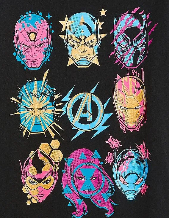 GAP Boys Black Marvel© Graphic T-Shirt