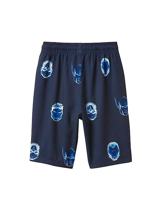 GAP Boys Blue Marvel© Tech Shorts