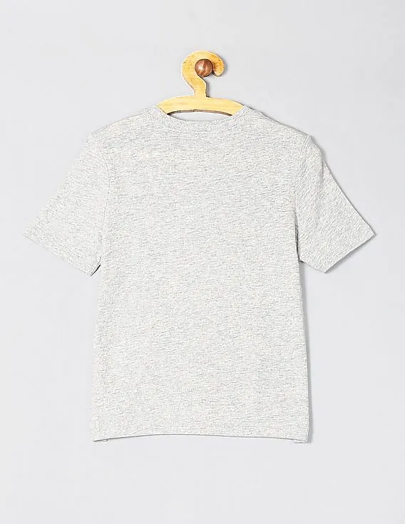 GAP Boys Grey Marvel© Flippy Sequin Short Sleeve T-Shirt