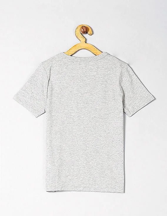 GAP Boys Grey Marvel© Graphic Short Sleeve T-Shirt