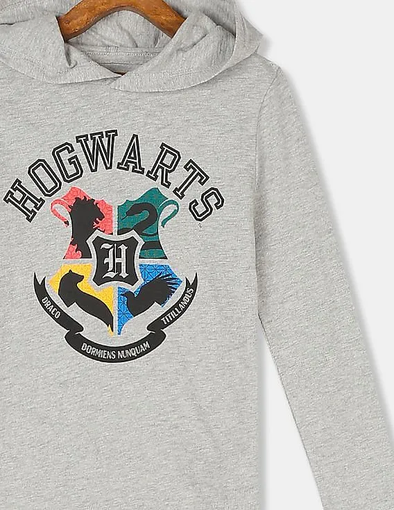 GAP Boys Grey Warner Brothers Harry Potter Hoodie T-Shirt