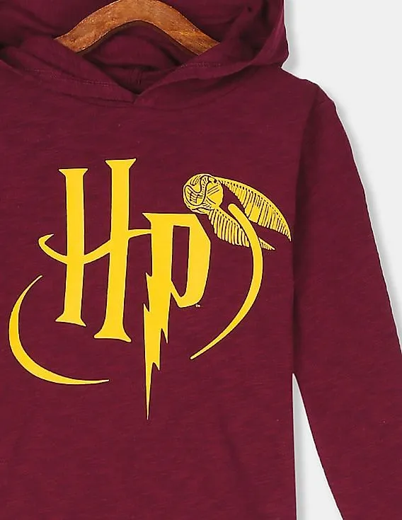 GAP Boys Red Warner Brothers Harry Potter Hoodie T-Shirt