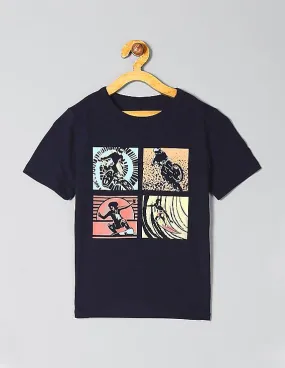 GAP Boys White Marvel© Graphic Short Sleeve T-Shirt