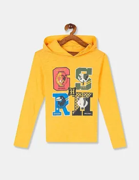 GAP Boys Yellow Warner Brothers Harry Potter Hoodie T-Shirt