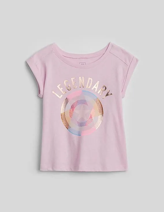 GAP Girls Pink Marvel© T-Shirt