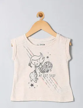 GAP Girls White Marvel© T-Shirt