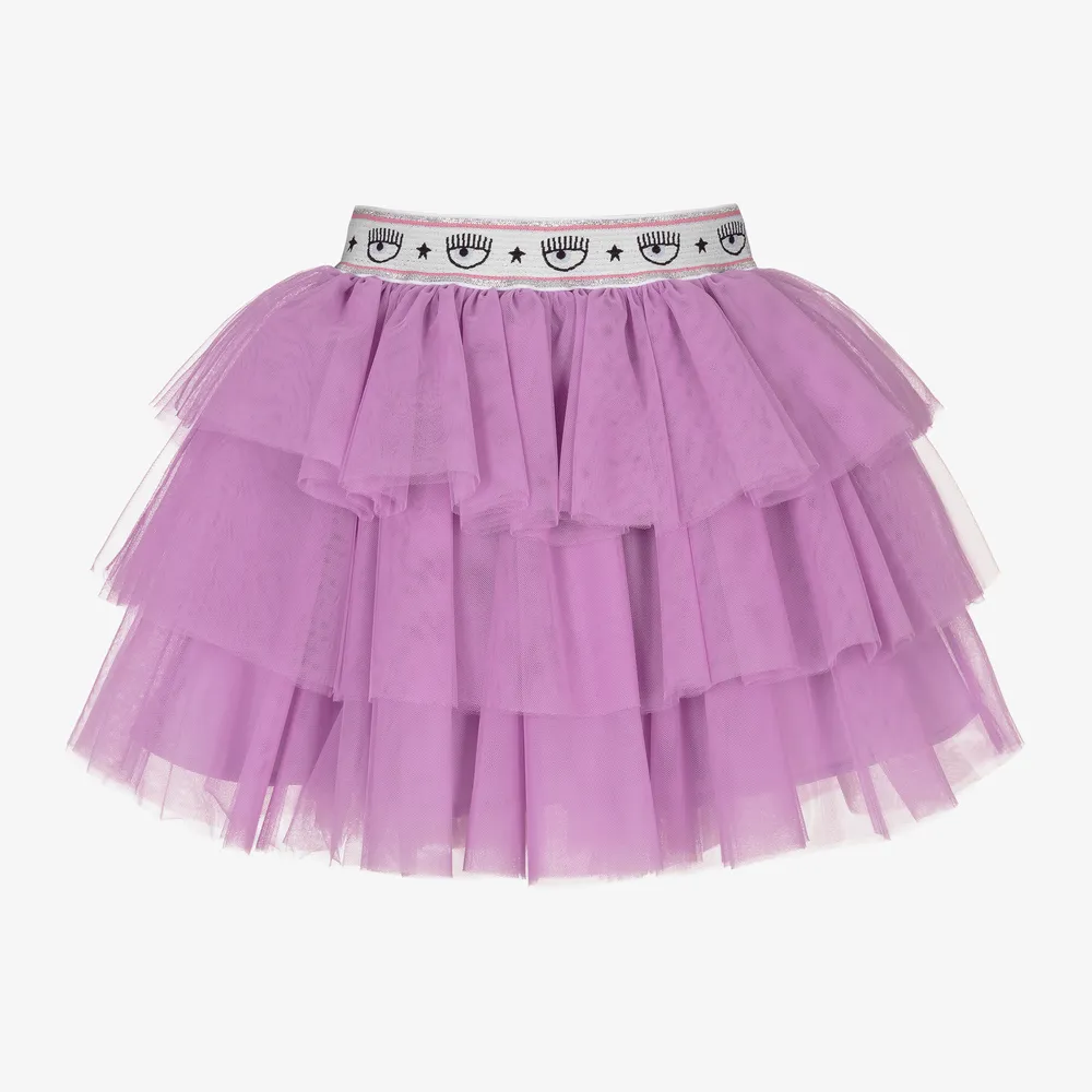 Girls Purple Tutu Skirt