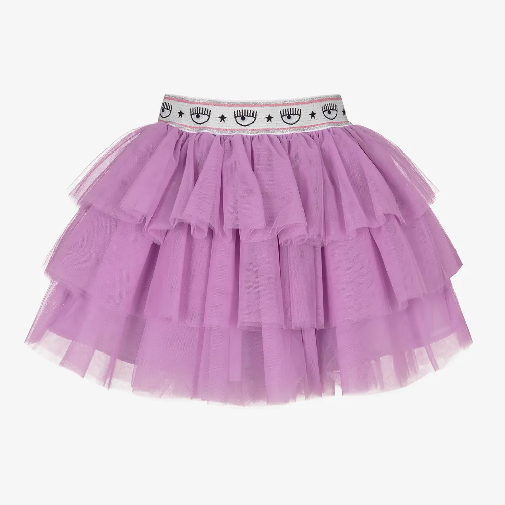 Girls Purple Tutu Skirt