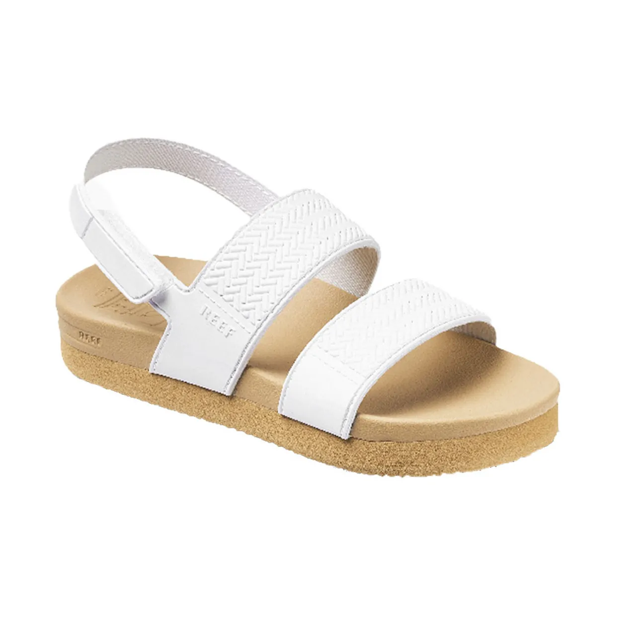 Girls' Reef Water Vista Sandals - White and Tan