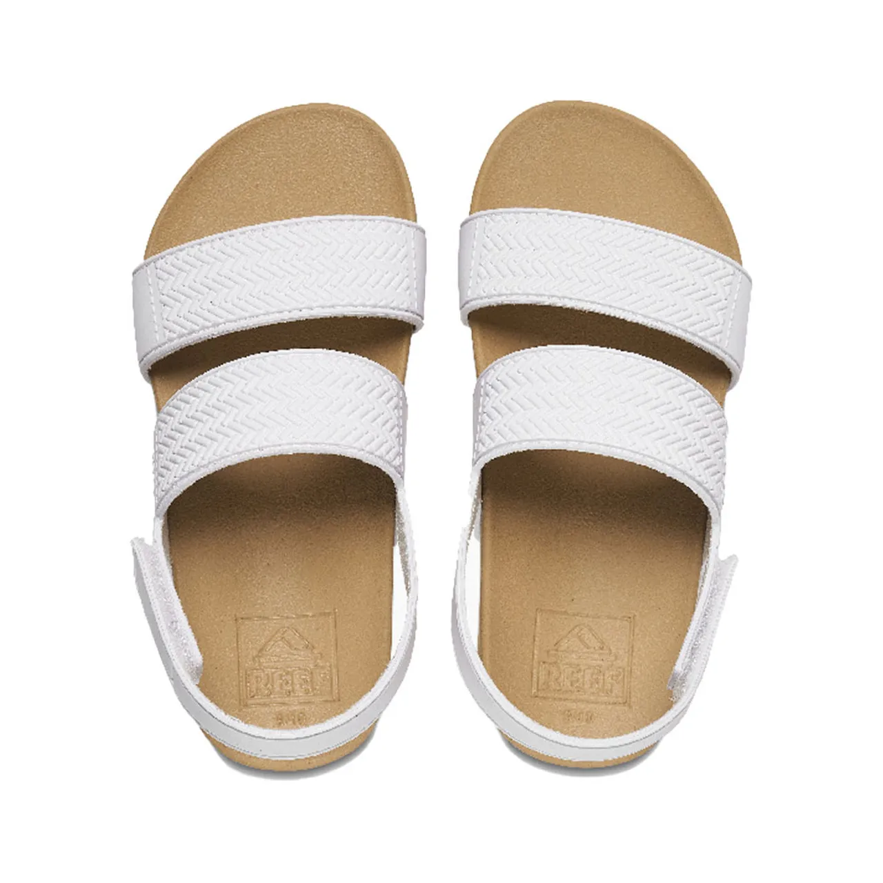 Girls' Reef Water Vista Sandals - White and Tan