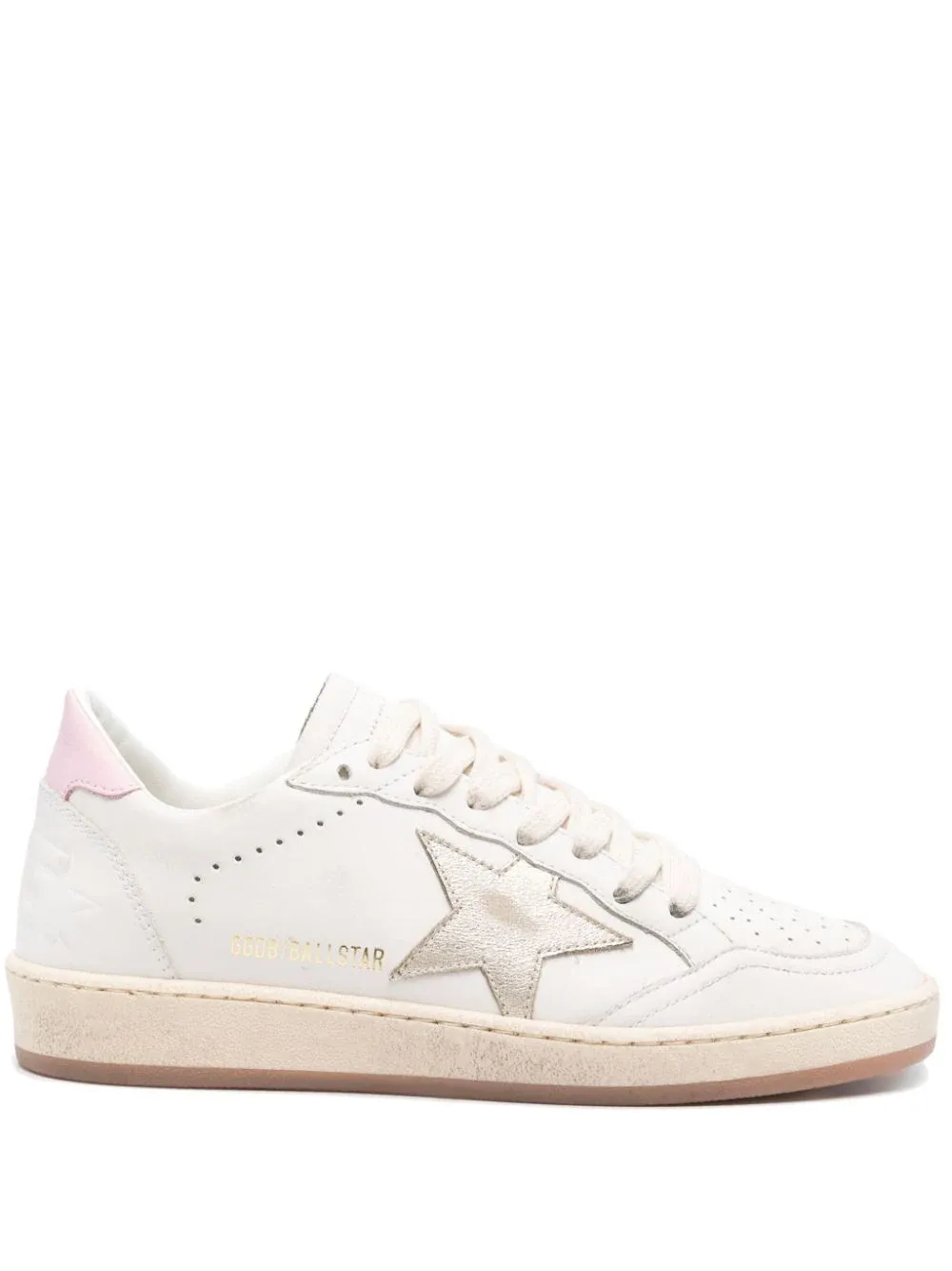 Golden Goose DB Ball Star Sneakers White/Orchid | Luxury and style at your fingertips