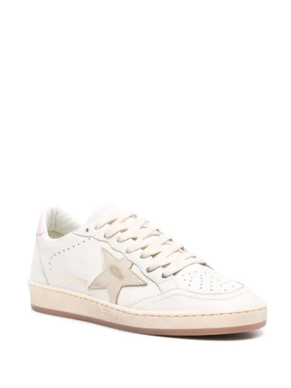 Golden Goose DB Ball Star Sneakers White/Orchid | Luxury and style at your fingertips