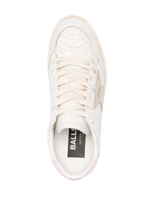 Golden Goose DB Ball Star Sneakers White/Orchid | Luxury and style at your fingertips