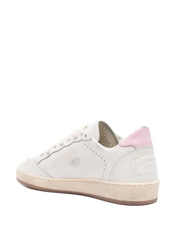 Golden Goose DB Ball Star Sneakers White/Orchid | Luxury and style at your fingertips