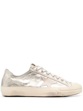 Golden Goose DB V-Star2 Sneakers Gold-Tone/Pearl | Luxury and style at your fingertips