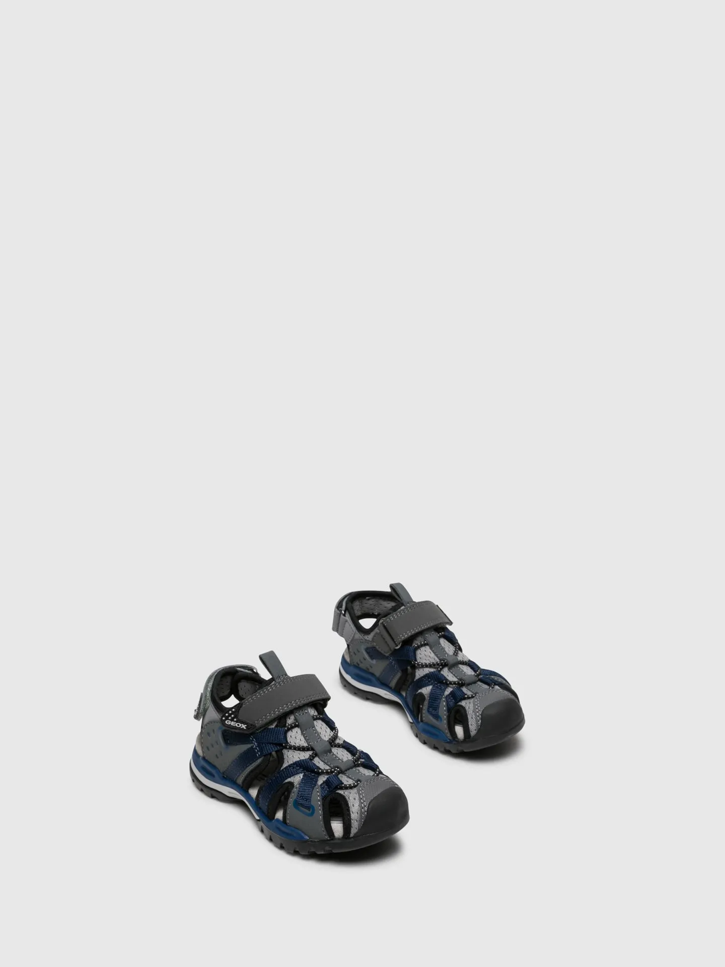 Gray Velcro Sandals