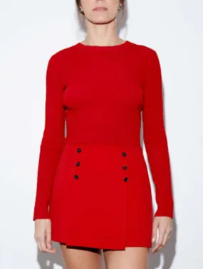 Gregory Top - Lipstick Red