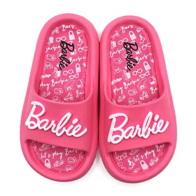 Ground Up Barbie Little & Big Girls Slide Sandals