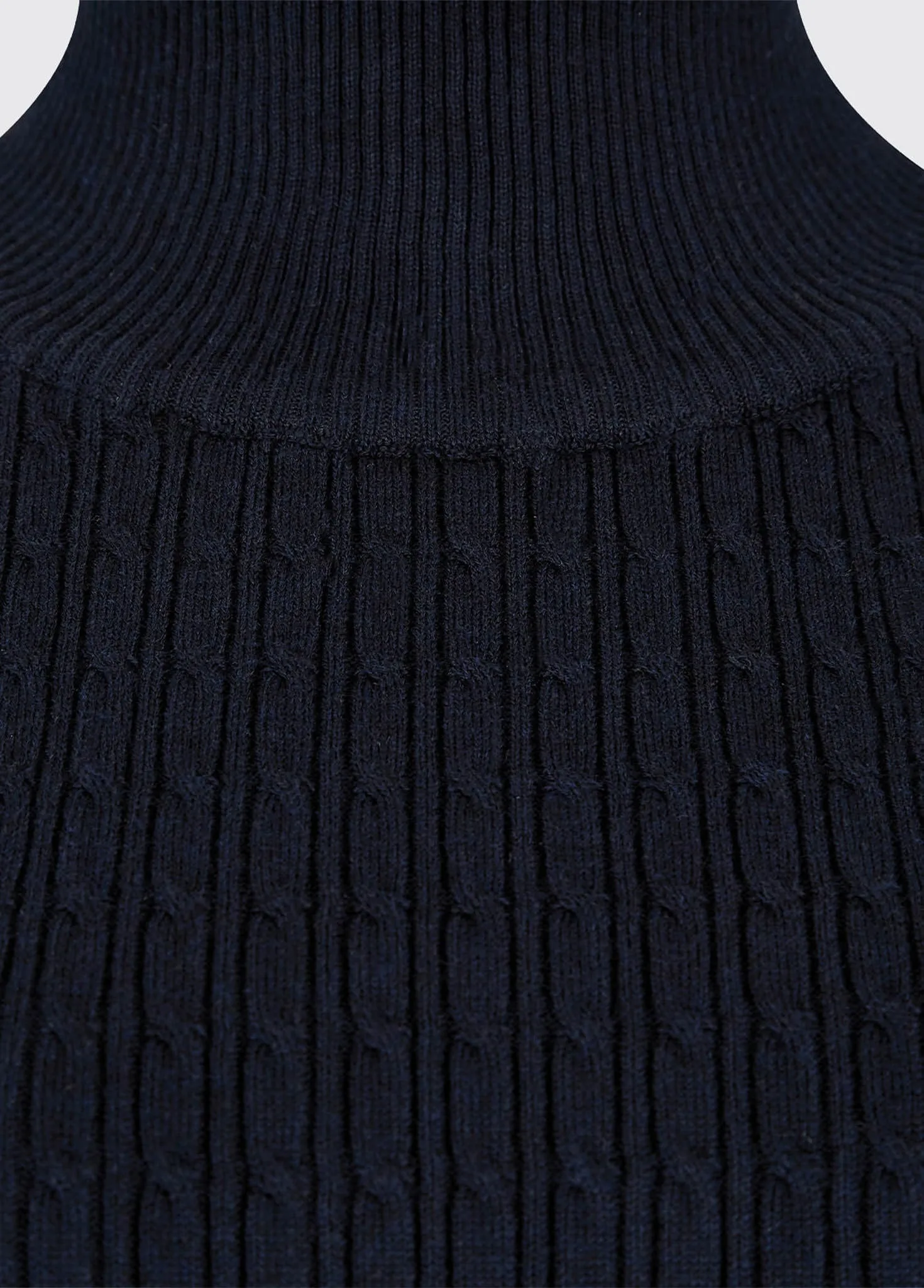 Hacketstown Funnel Neck Sweater - Navy