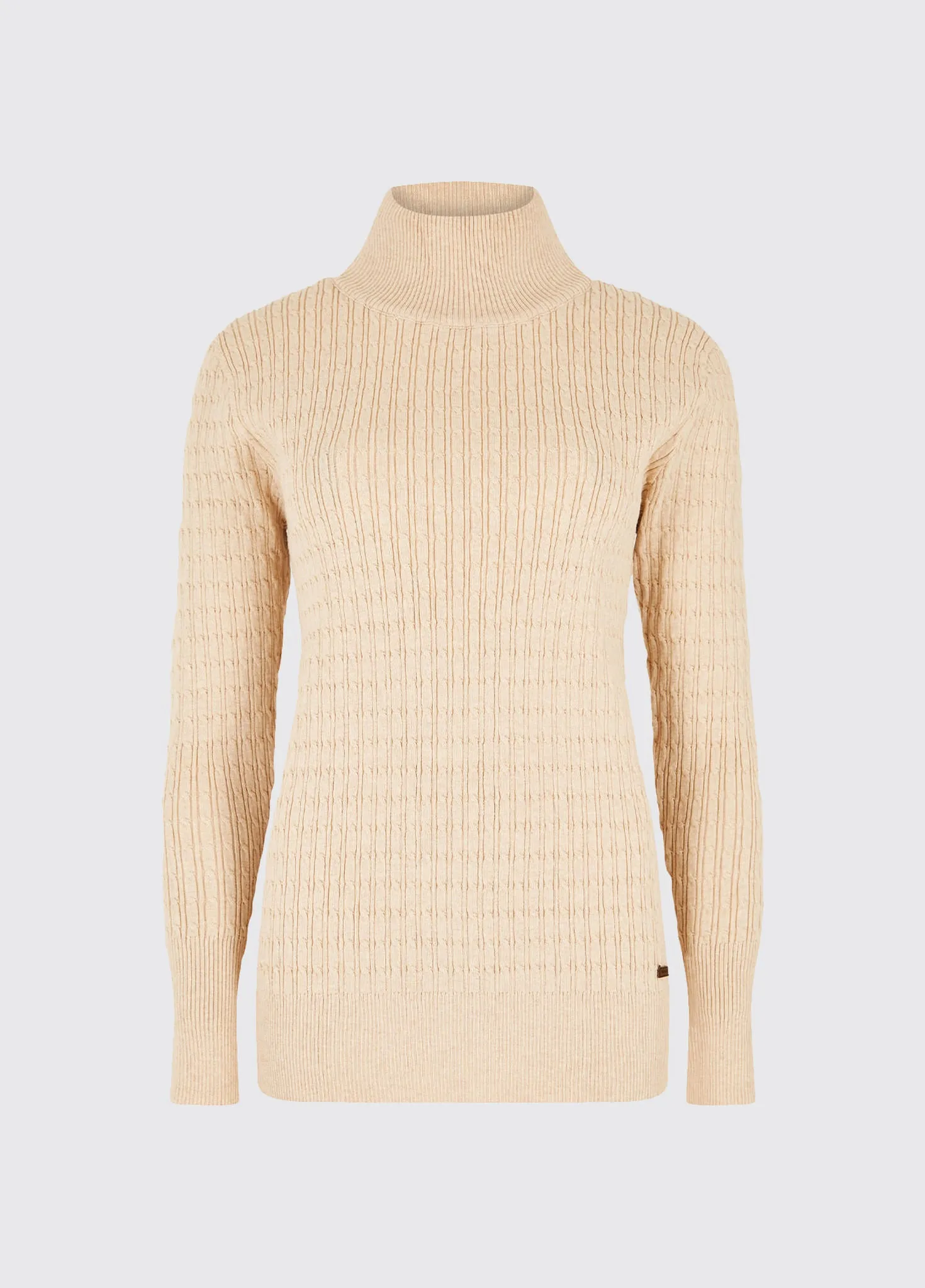 Hacketstown Funnel Neck Sweater - Oyster