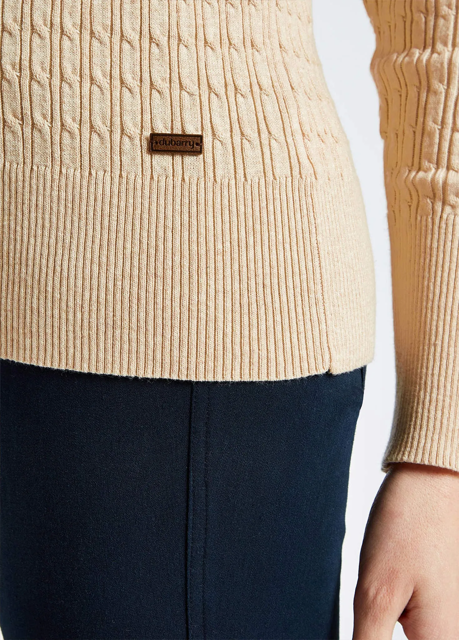 Hacketstown Funnel Neck Sweater - Oyster