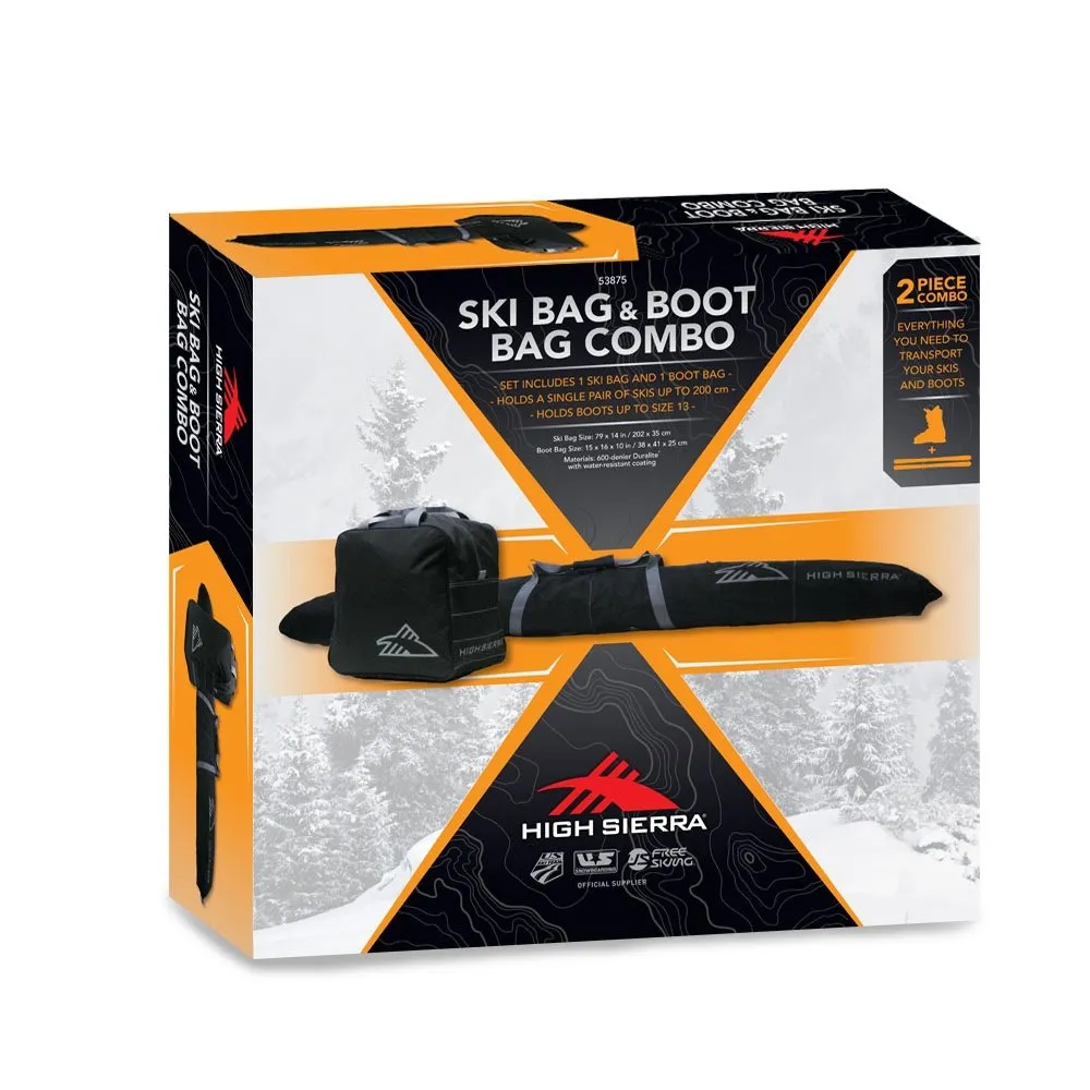 High Sierra Ski Bag And Boot Bag Box Set  