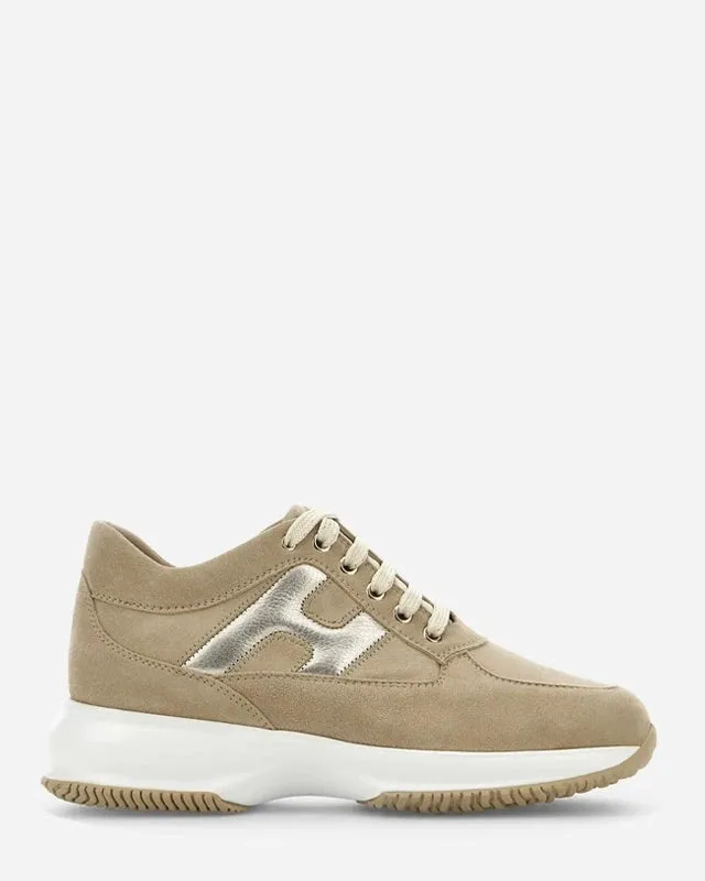 Hogan Sneakers Interactive Beige Argento