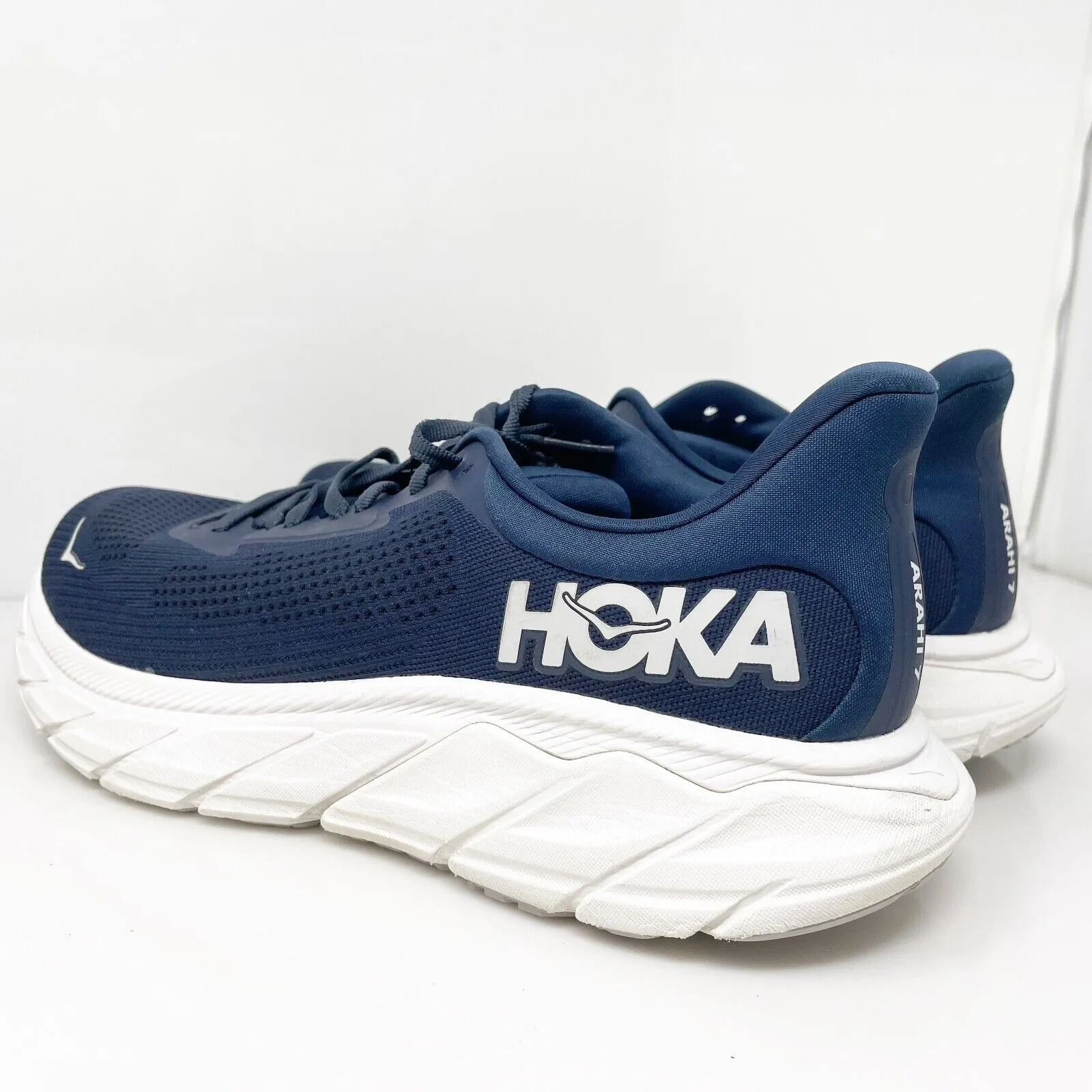 Hoka One One Mens Arahi 7 1147850 OPC Blue Running Shoes Sneakers Size 10.5 D