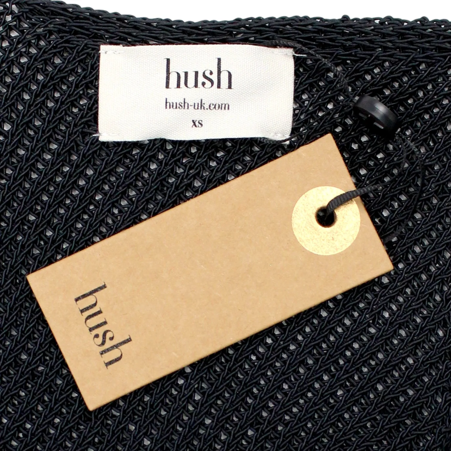 Hush Black Elizabeth Knitted Vest