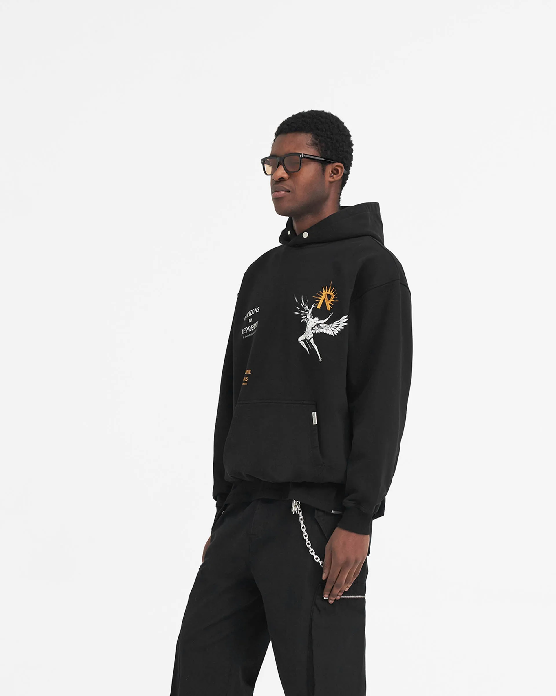 Icarus Hoodie - Jet Black