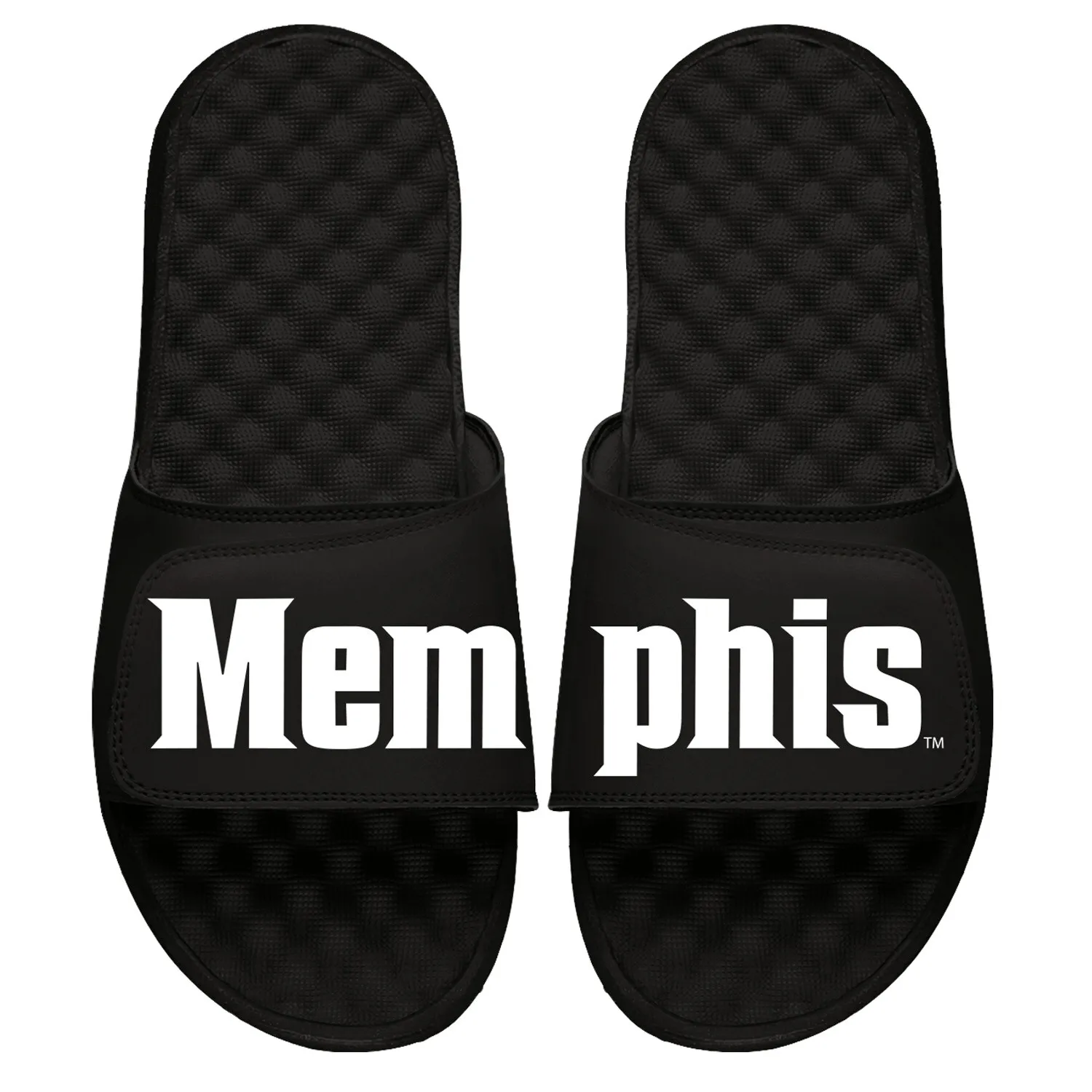 ISlide Memphis Tigers Unisex Youth Black Wordmark Graphic Slide Sandals