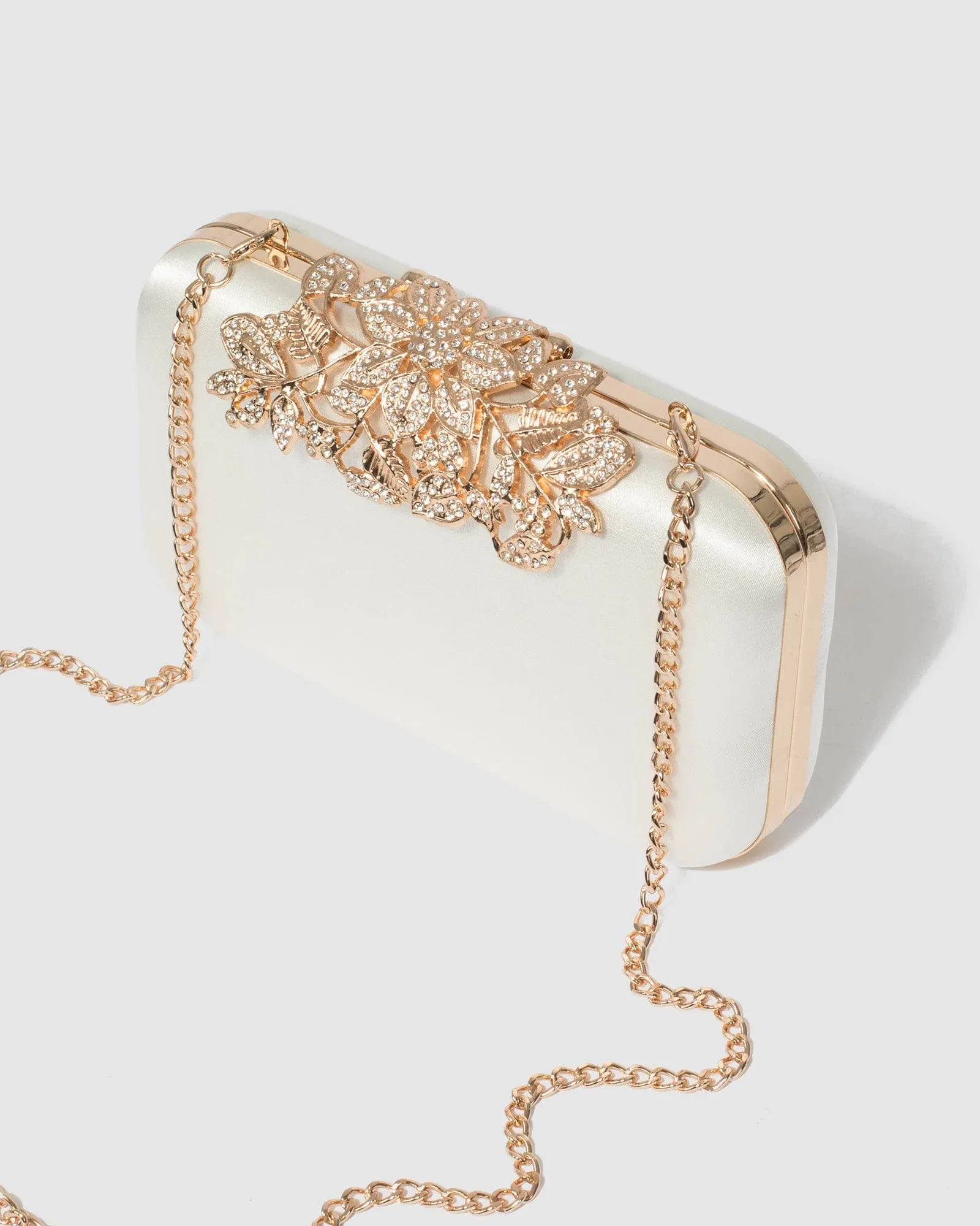 Ivory Devyn Clutch Bag