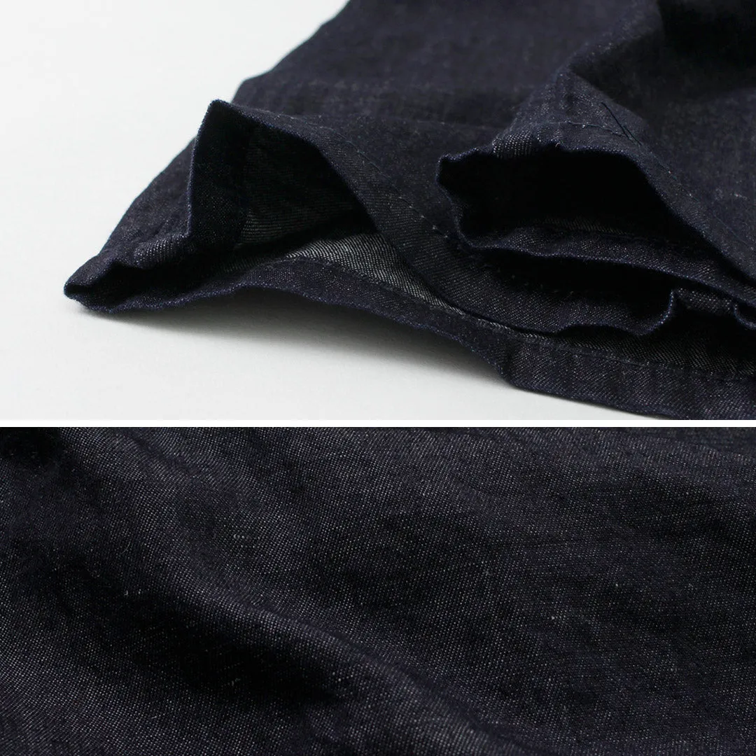 JAPAN BLUE JEANS（ジャパンブルージーンズ） 別注 RJB7590 コットンリネンデニム イージーパンツ / メンズ ジーンズ ウエストゴム 麻 岡山 日本製