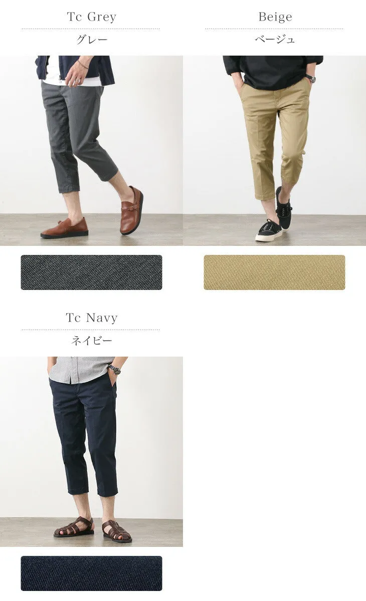 JAPAN BLUE JEANS（ジャパンブルージーンズ） 別注 オフィサー クロップド パンツ / フレンチワーク チノ / ストレッチ / メンズ / RJB4700 / 岡山 日本製